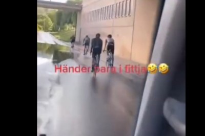 Rowerzyści kontra gość w aucie i jego mocny żart