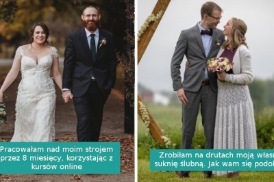 17 sukien ślubnych własnoręcznie stworzonych przez utalentowane panny młode