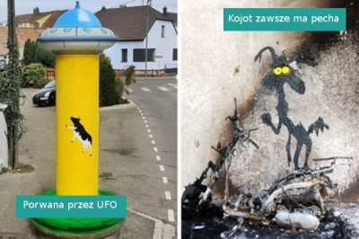 17 niezwykłych graffiti na ulicach Paryża wykonanych przez ulicznego artystę
