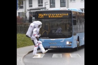 Kierowca autobusu miał z gościa niezłą bekę