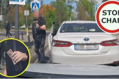 Udawał policjanta czy nim był? Popis chamskiej jazdy