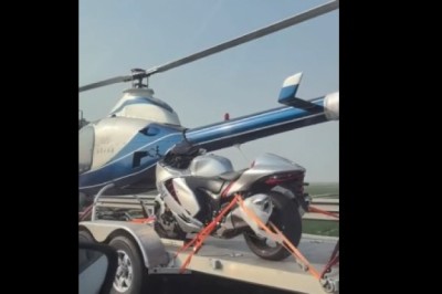 Gościa chyba trochę poniosło z tym wyjazdem camperem