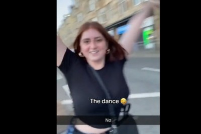 Chciała zatańczyć przed kierowcami, a narobiła sobie wstydu