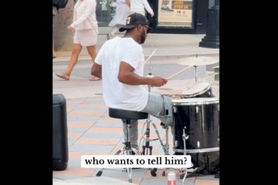 Ziomek na ulicy nie zorientował się kto słucha jego grania