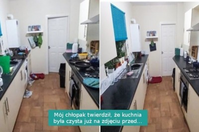 18 osób, które pokazały mieszkanie przed dokładnym posprzątaniem i po