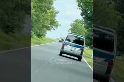 Jazda 100 km/h niemieckiej policji przez polską miejscowość? [NAGRANIE]