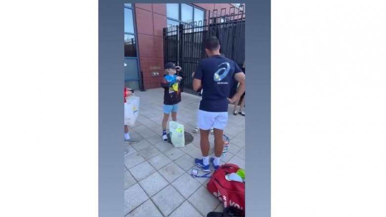Skandal na US Open i wzruszający finał. Kamil Majchrzak odnalazł chłopca i podarował mu czapkę