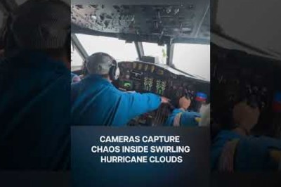 Myślisz, że przeżyłeś przerażające turbulencje? Zobacz, jak wyglądał lot do oka huraganu Melissa