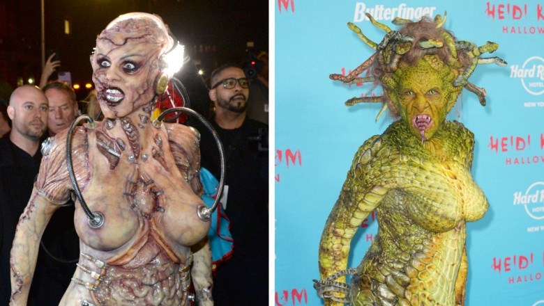 10 najlepszych kostiumów Heidi Klum. Na Halloween 2025 znów zaszokowała