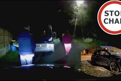 Przyłapani na podrzucaniu śmieci, staranowali auto. Właściciel posesji opublikował nagranie