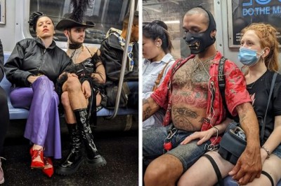 Najciekawsze zdjęcia i postacie uchwycone w nowojorskim metrze