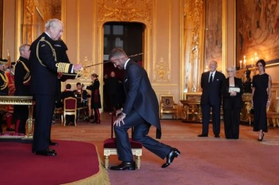 David Beckham został „Sir David Beckham”. Król Karol III nadał mu tytuł szlachecki