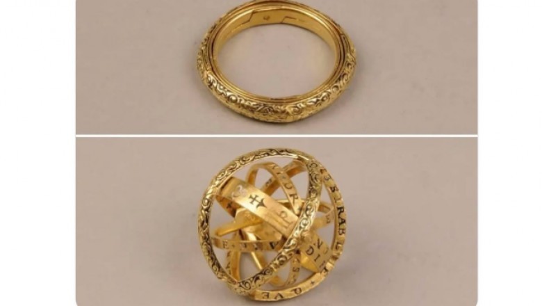 Niezwykły pierścień z XVI wieku. Po otwarciu zamieniał się w miniaturowy model wszechświata