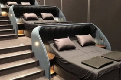 Kino jak hotel. W Szwajcarii można oglądać filmy leżąc w podwójnym łóżku