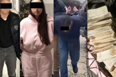 Zatrzymani tuż po oszustwie „na wnuczkę”. Policja opublikowała nagranie z zatrzymania