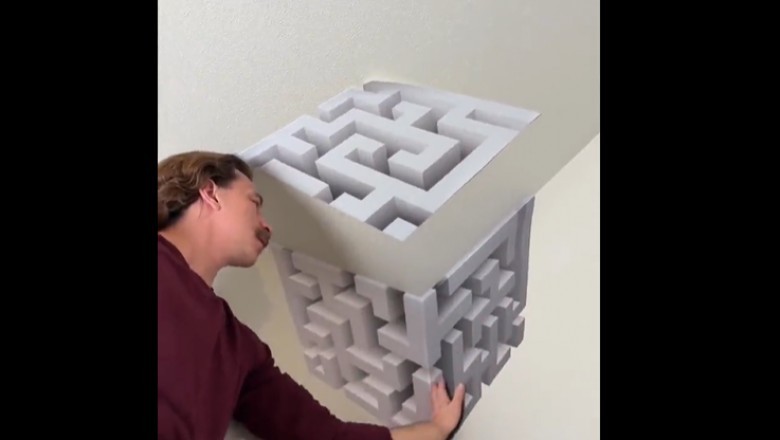 Patrzysz i nie wierzysz w to co widzisz. Naklejka na ścianę która totalnie Cię zaskoczy