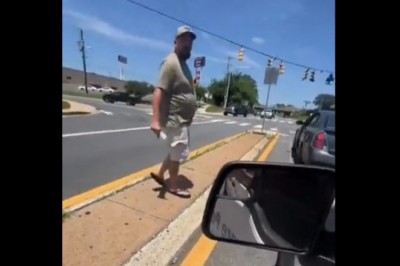 Załatwił drogowego kozaka jednym prostym tekstem. Tego się raczej nie spodziewał