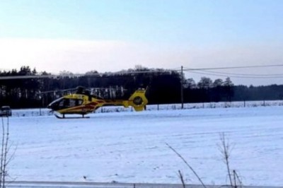 Kulig zamienił się w horror. Dwie osoby ranne, na miejscu lądował śmigłowiec LPR