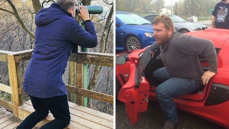 Te zdjęcia udowadniają, ze bycie wysokim to nie zawsze jest zaleta