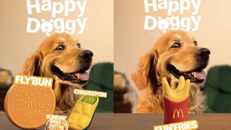 McDonald’s wprowadził „Happy Doggy”. Zabawki nie dla dzieci, tylko dla psów