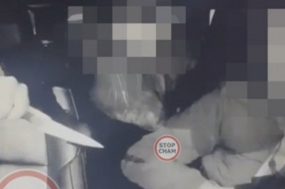 Kobieta w ciąży zaatakowała nożem taksówkarza w Łodzi - opublikowano nagranie