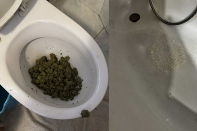 Podczas interwencji policji dilerzy próbowali spłukać narkotyki w toalecie, jednak coś poszło nie tak