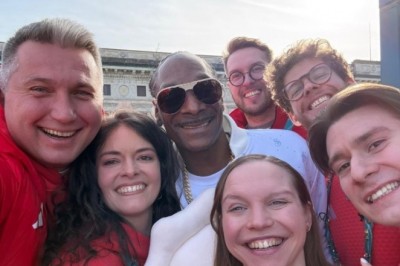 Snopp Dogg spotkał się z polskimi sportowcami i otrzymał Pieroguszkę