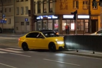 Więcej sprzętu niż talenty? Popis BMW we Wrocławiu zakończony dzwonem z barierkami