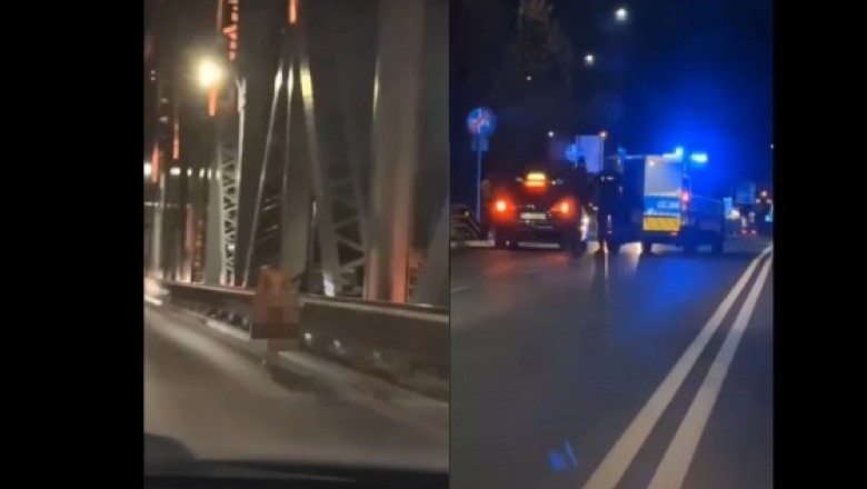 Nagi mężczyzna na moście w Toruniu. Policja chce deportacji 25-latka z Zimbabwe