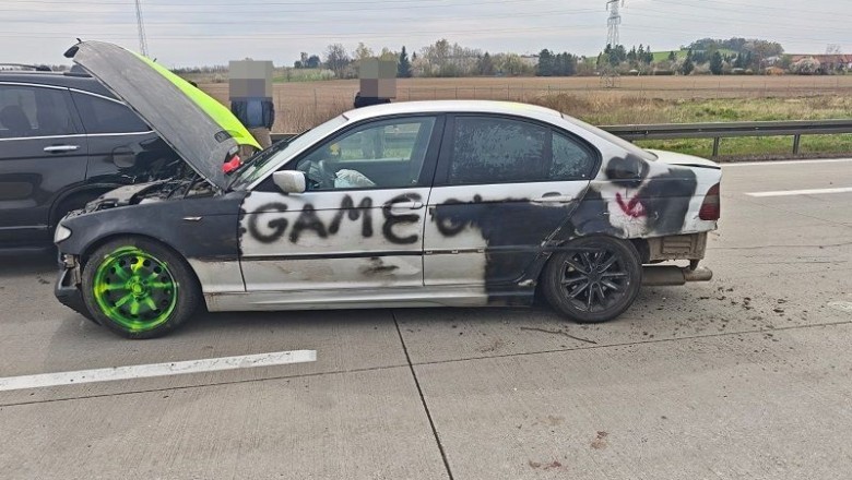 Kierowca BMW z dozorem elektronicznym uciekał przed policją. Pościg ulicami Legnicy zakończył się na A4, uszkodził 4 auta