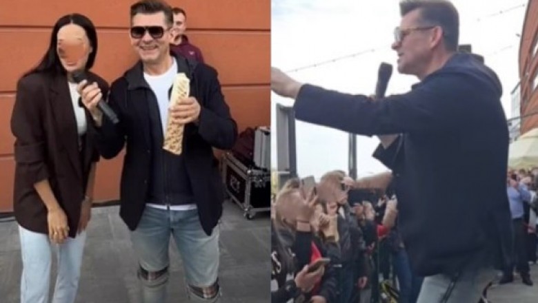 „Wręczę Ci kebabik za przekroczenie pyszności” Zenek Martyniuk dał koncert na otwarciu kebaba